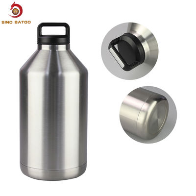 128OZ Insulated Beer Growler Dispenser , 3.8L Stainless Steel Beer Dispenser